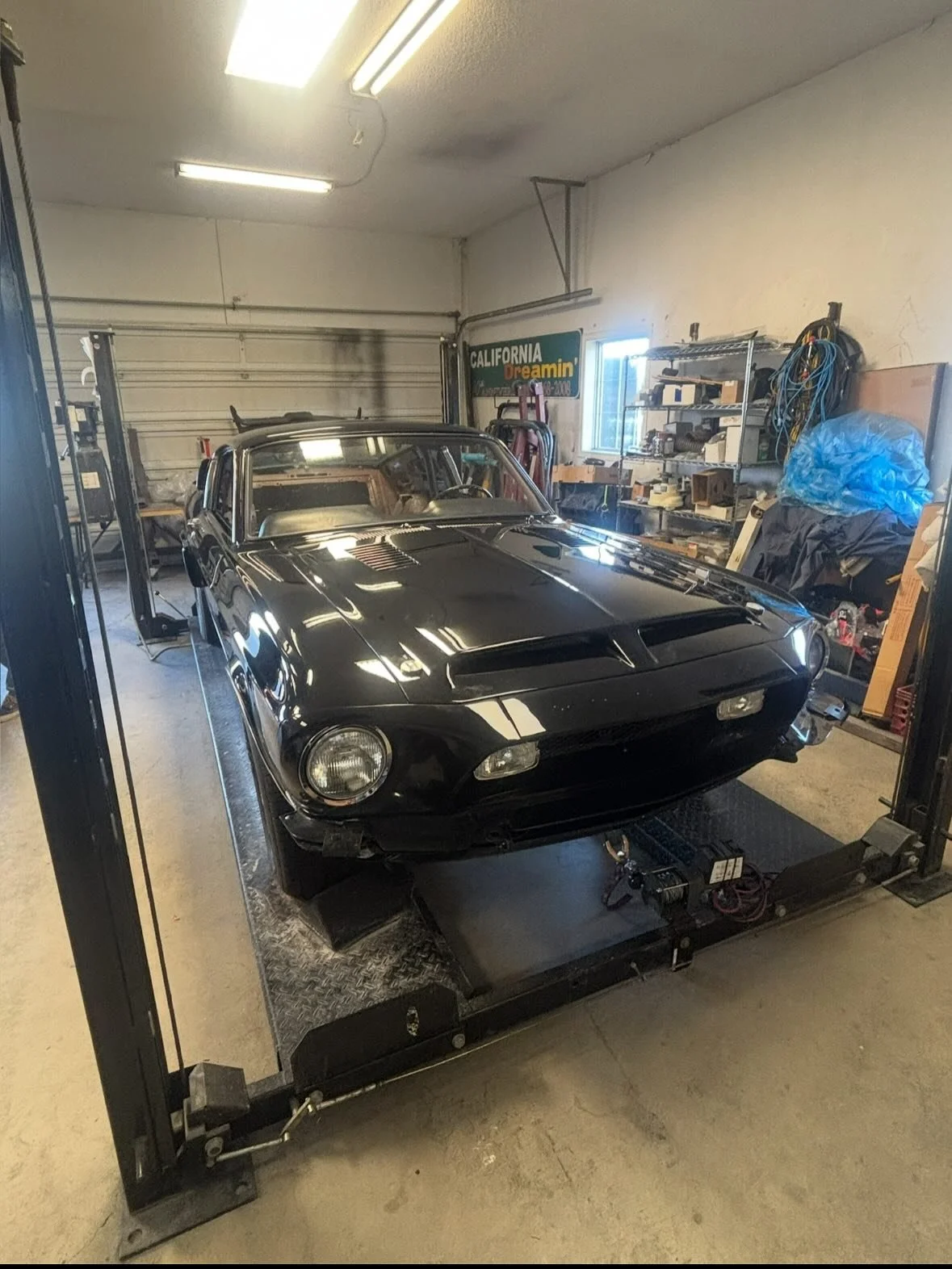This sure was a fun one to work on. We were very happy with how the stripes turned out on this stunning 1968 Shelby. Can&rsquo;t wait for our client to finish his build so we can see it on the road and all finished up #venomdesigns #venom #mustang #1