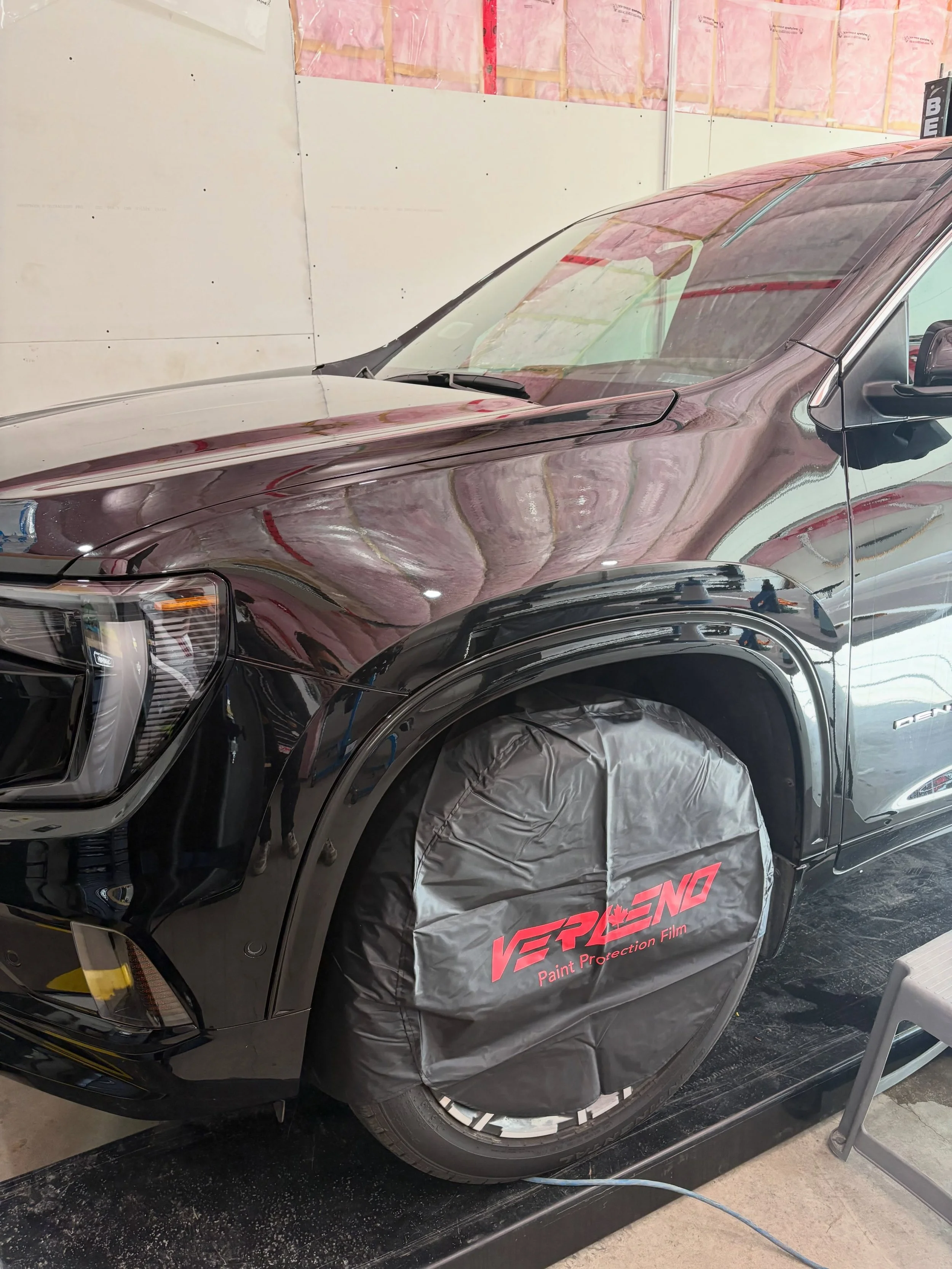 Day one for PPF training, full #ppf front #yyc #yyccars #tint #wraps