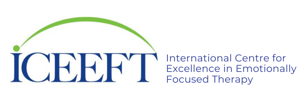 Logo for ICEFFT, International Centre for Excellence in Emotionally Focused Therapy, with a green arc over the blue text.