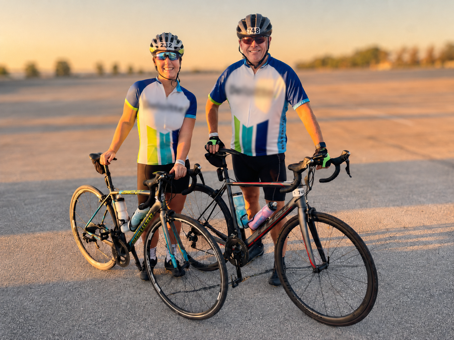 Getting ready to start a Texas MS 150 ride with friend and Colleague Caitlin who happens to be a world ranked water/cyclist