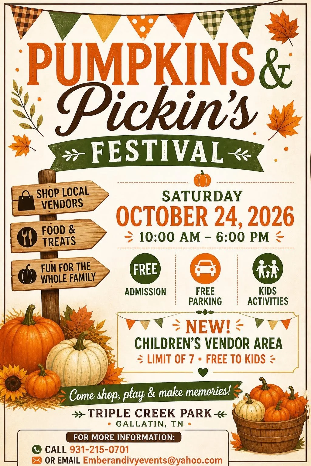Gallatin TN | Pumpkins & Pickin's Festival