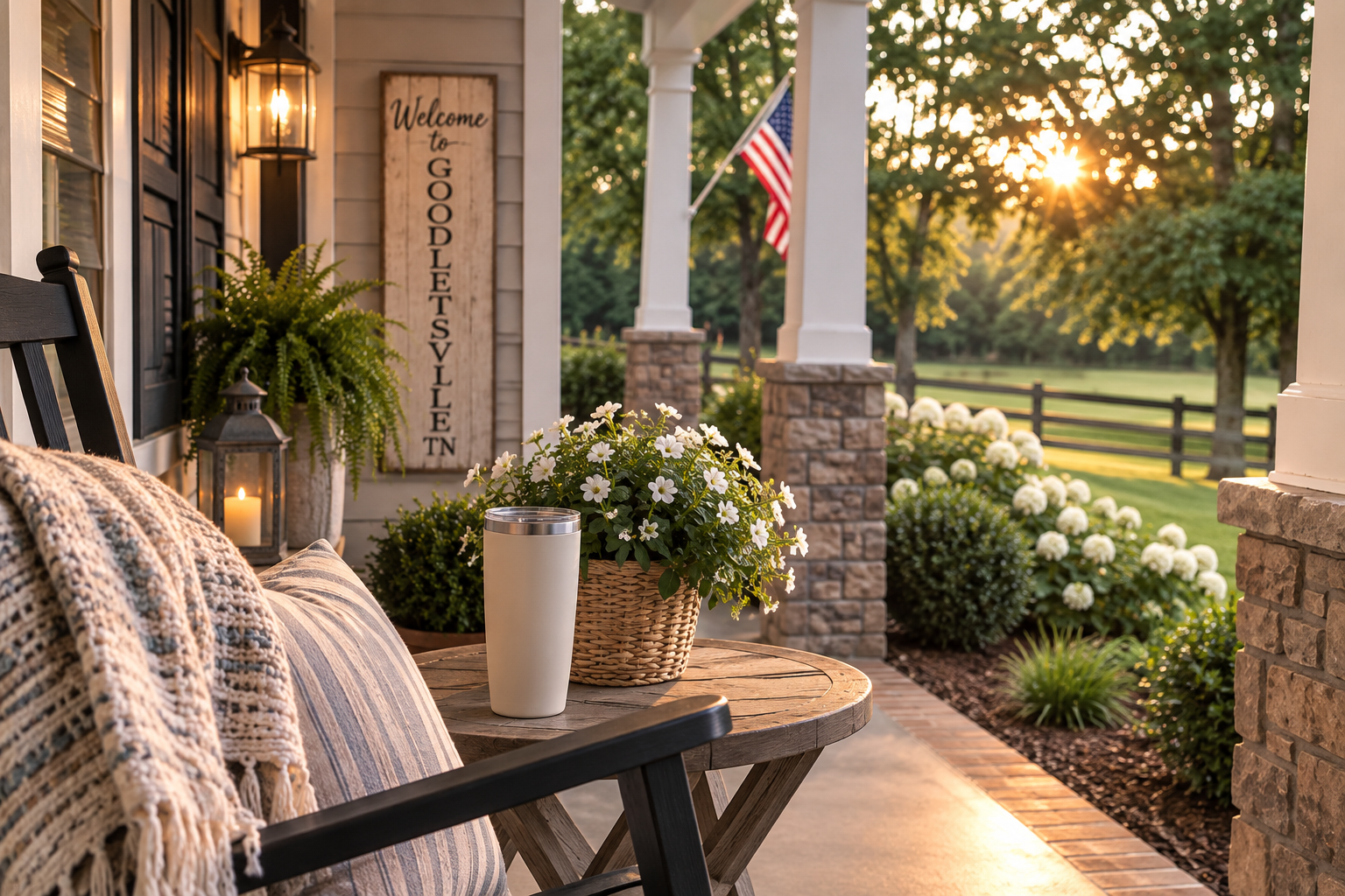 Rocking chair front porch in Goodlettsville TN