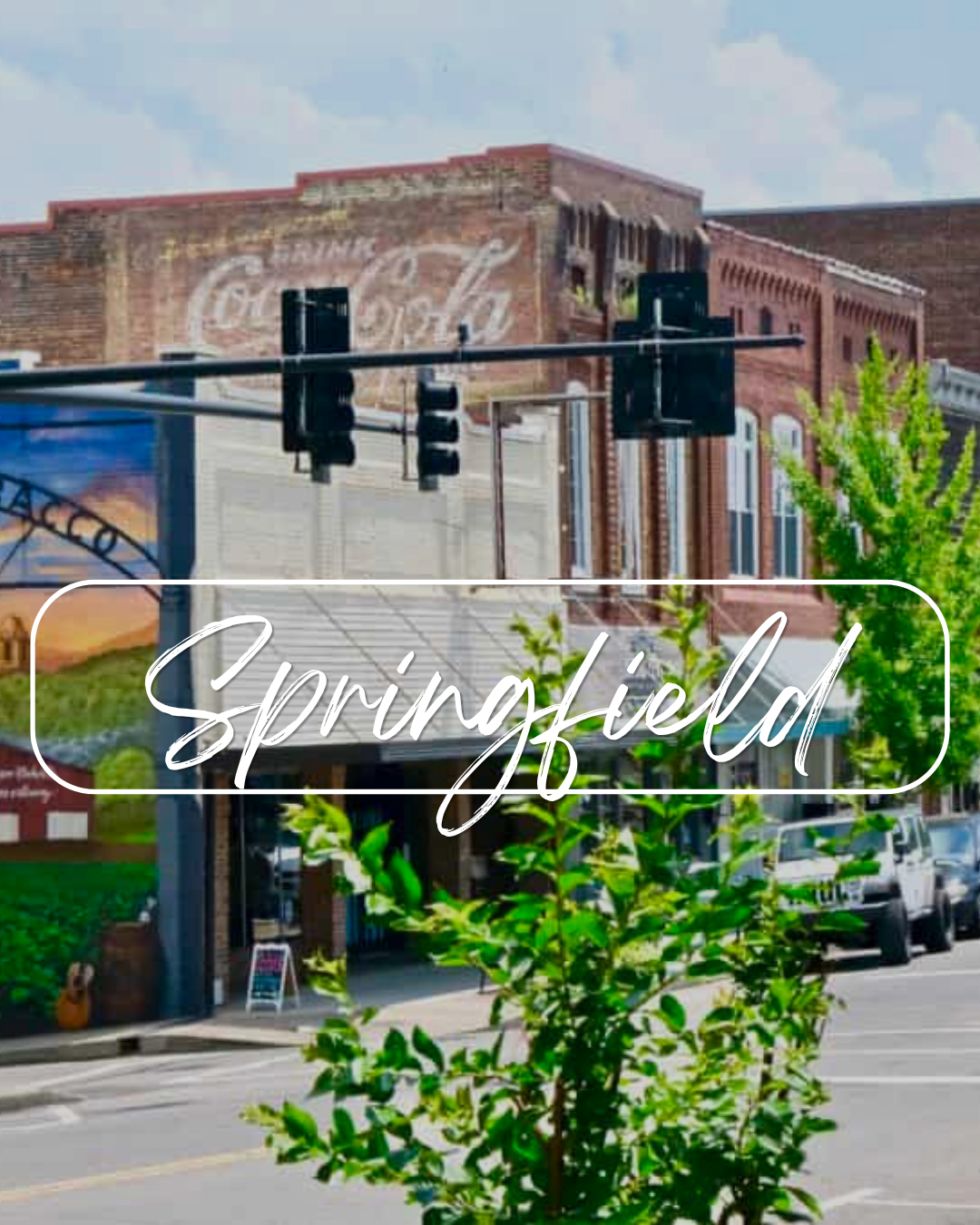Downtown image of Springfield TN