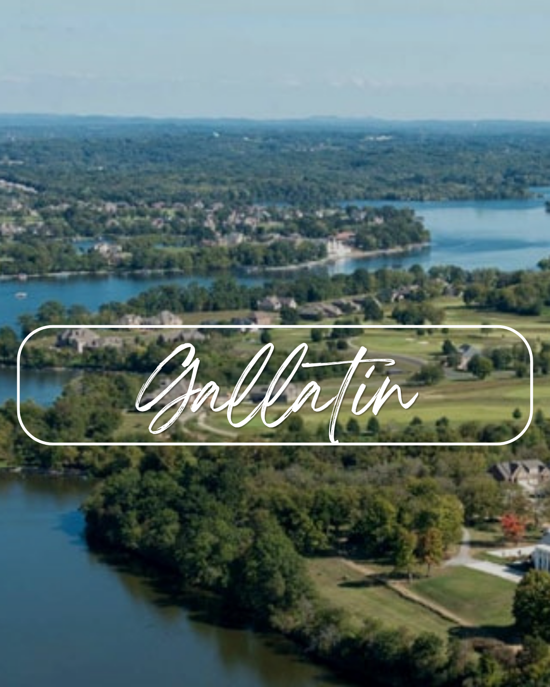 Aerial view of part of Gallatin Tn