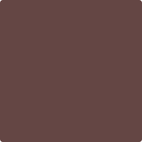 Townsend Harbor Brown paint sample A rich, earthy brown with a subtle red undertone.