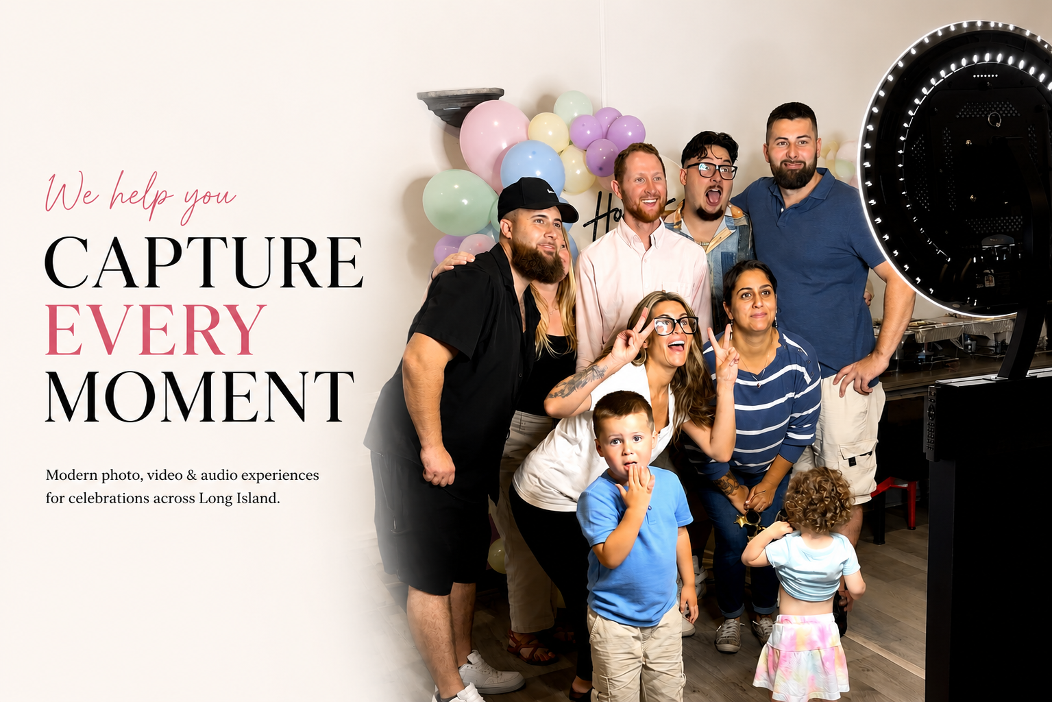 Photo Booth Rental, Open Air Photo Booth