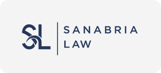 Sanabria Law logo with stylized 'SL' initials and text