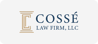 COSSÉ Law Firm, LLC logo with stylized letter C and text