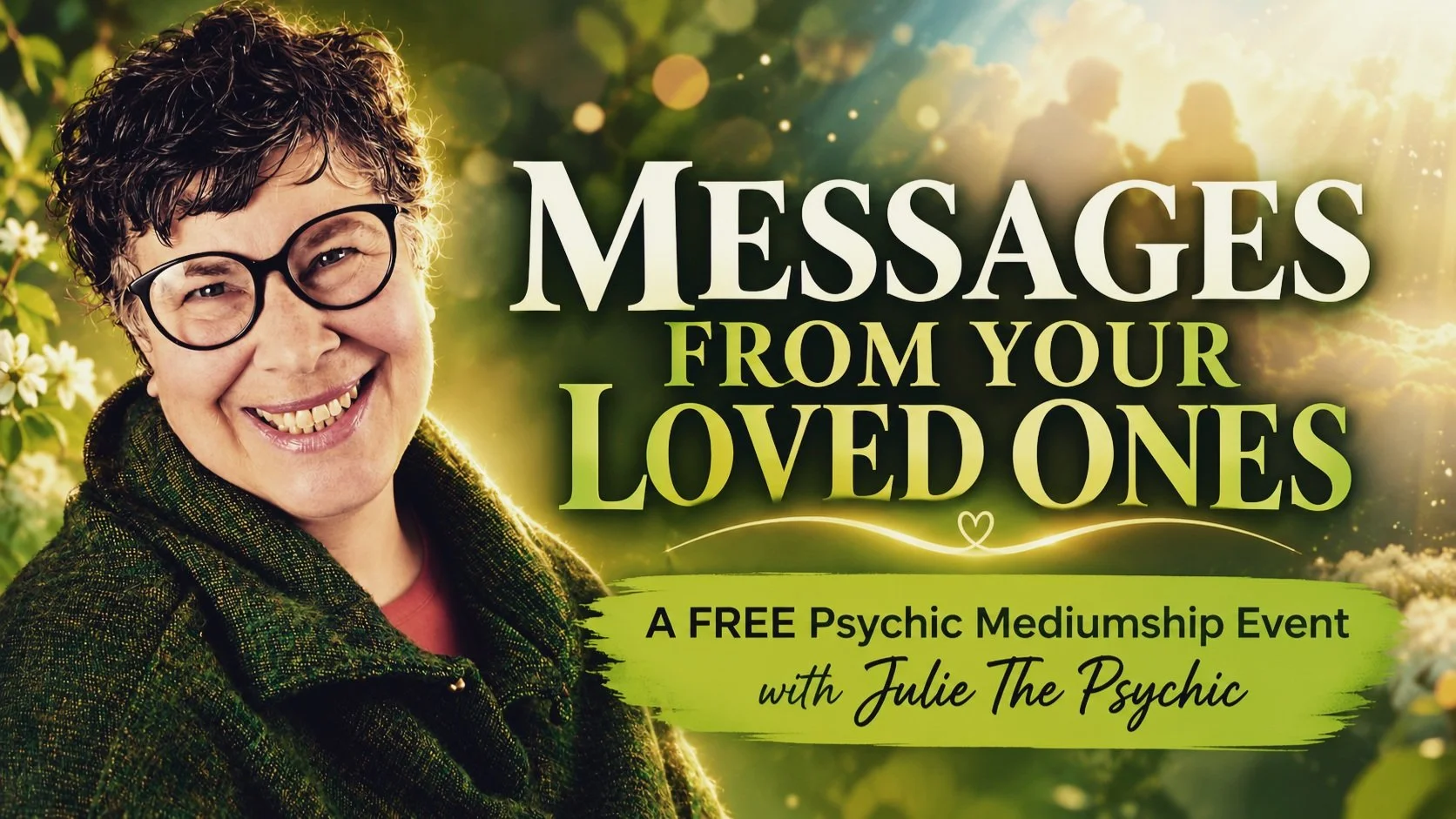 Grab your spot for this FREE live psychic mediumship event! Click on the link in my bio!