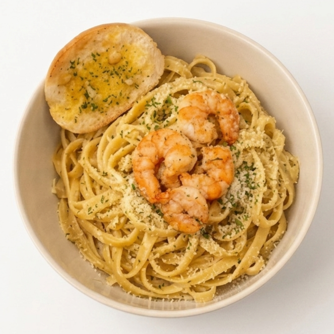 Garlic & Shrimp Pasta