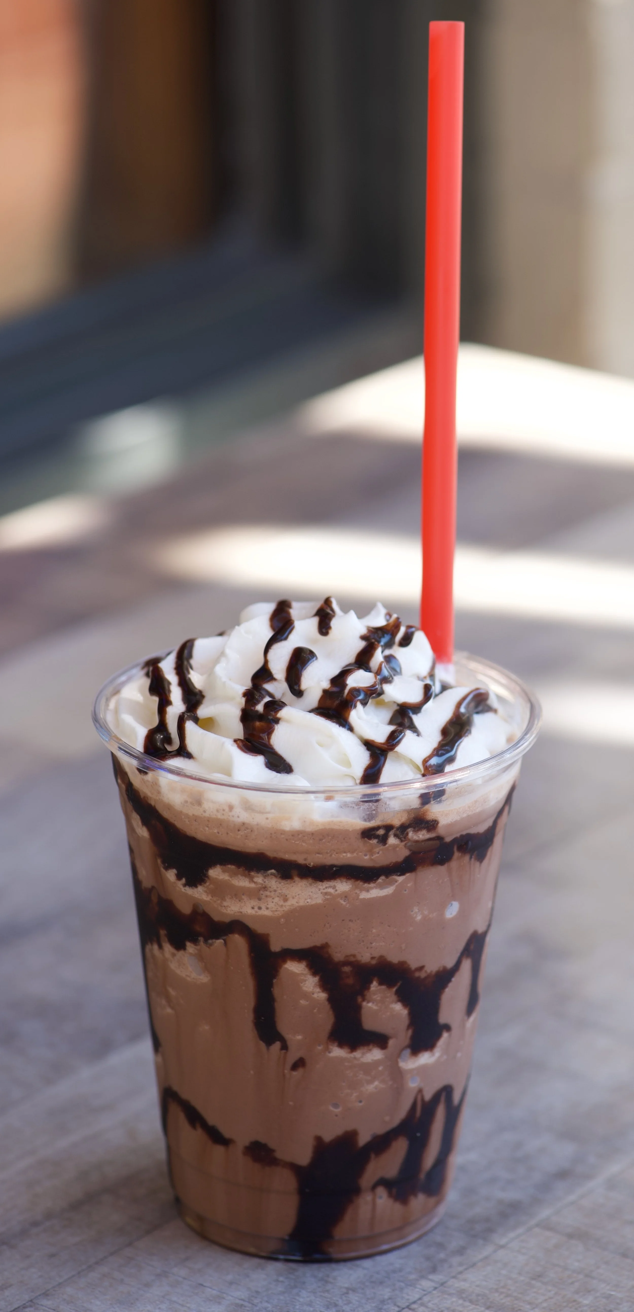 Arctic Chocolate Chiller w/ Whipped Cream and Drizzle