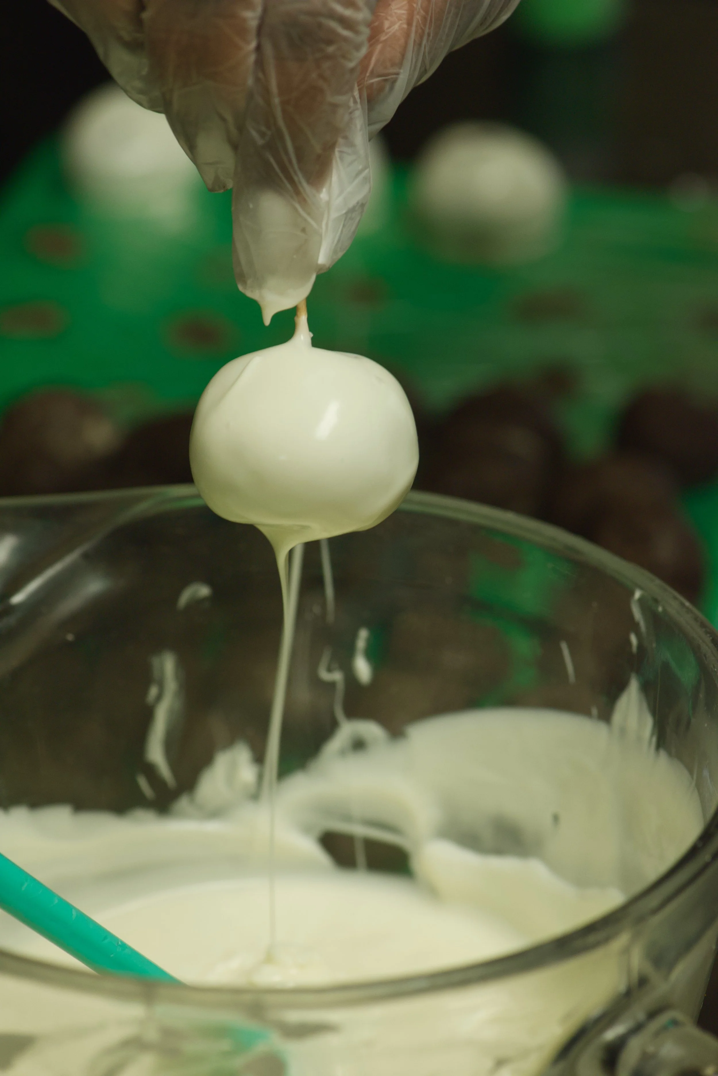 Oreo Truffle Balls being made