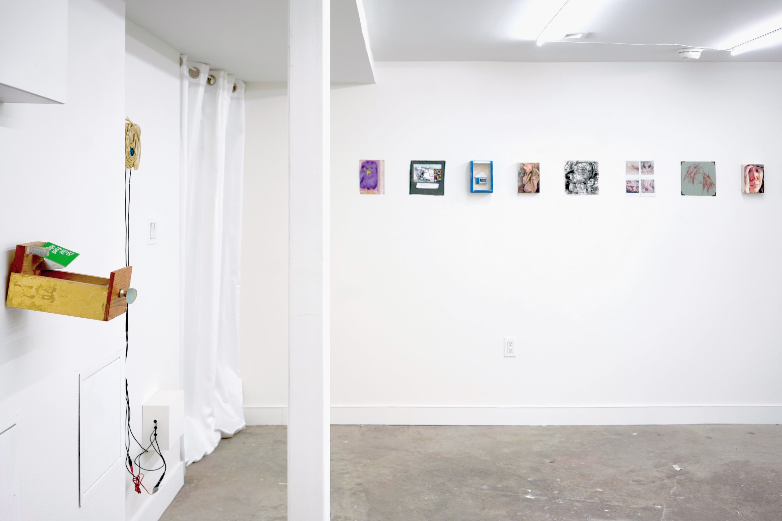 Installation view of Screenshot at Not That Deep Gallery 