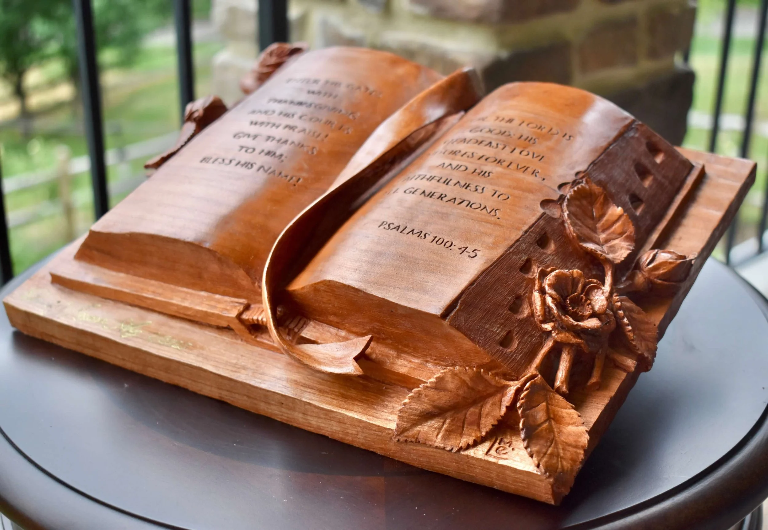 Wedding Present in African Mahogany (sold)