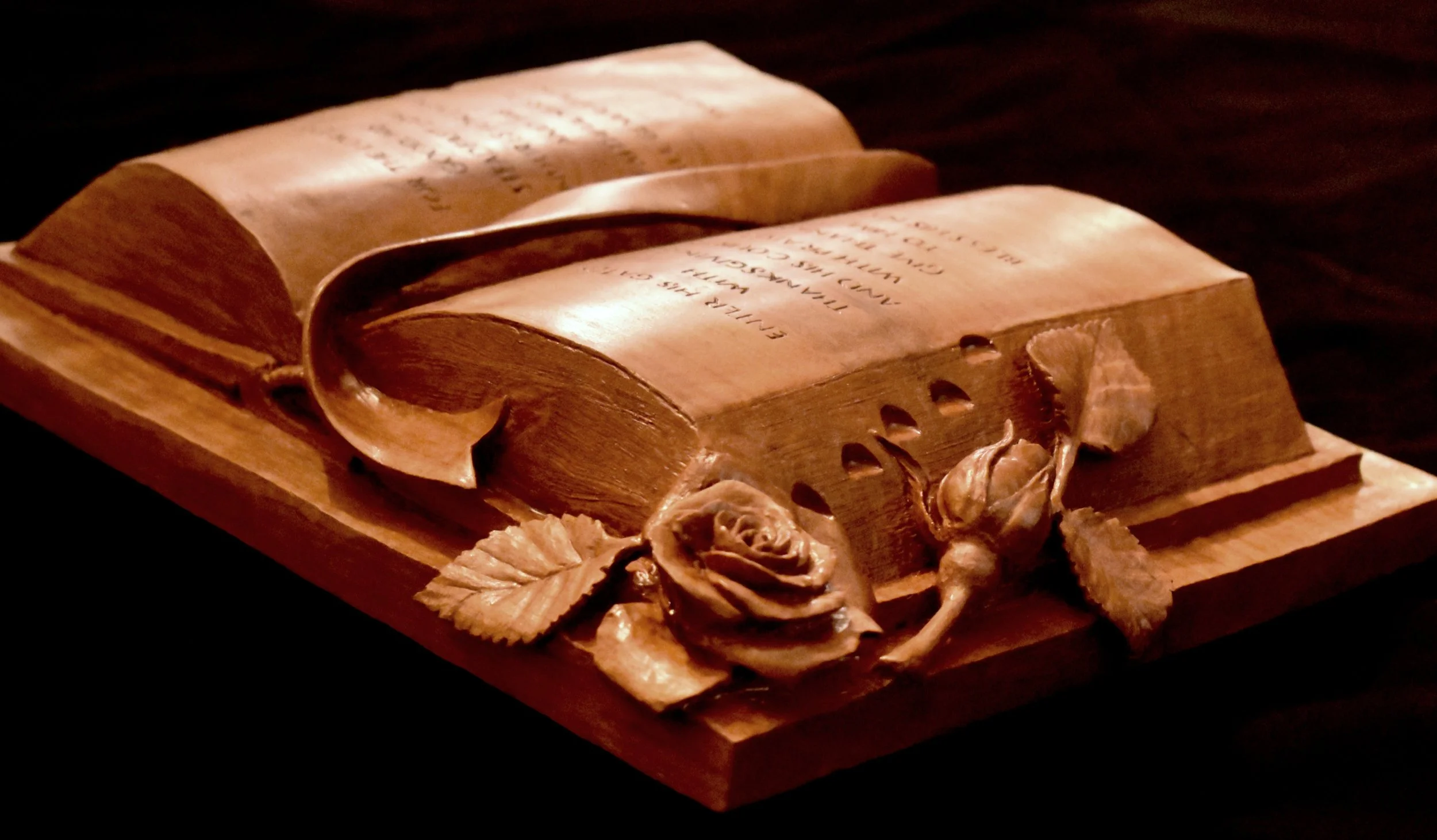 Wedding Present in African Mahogany (sold)