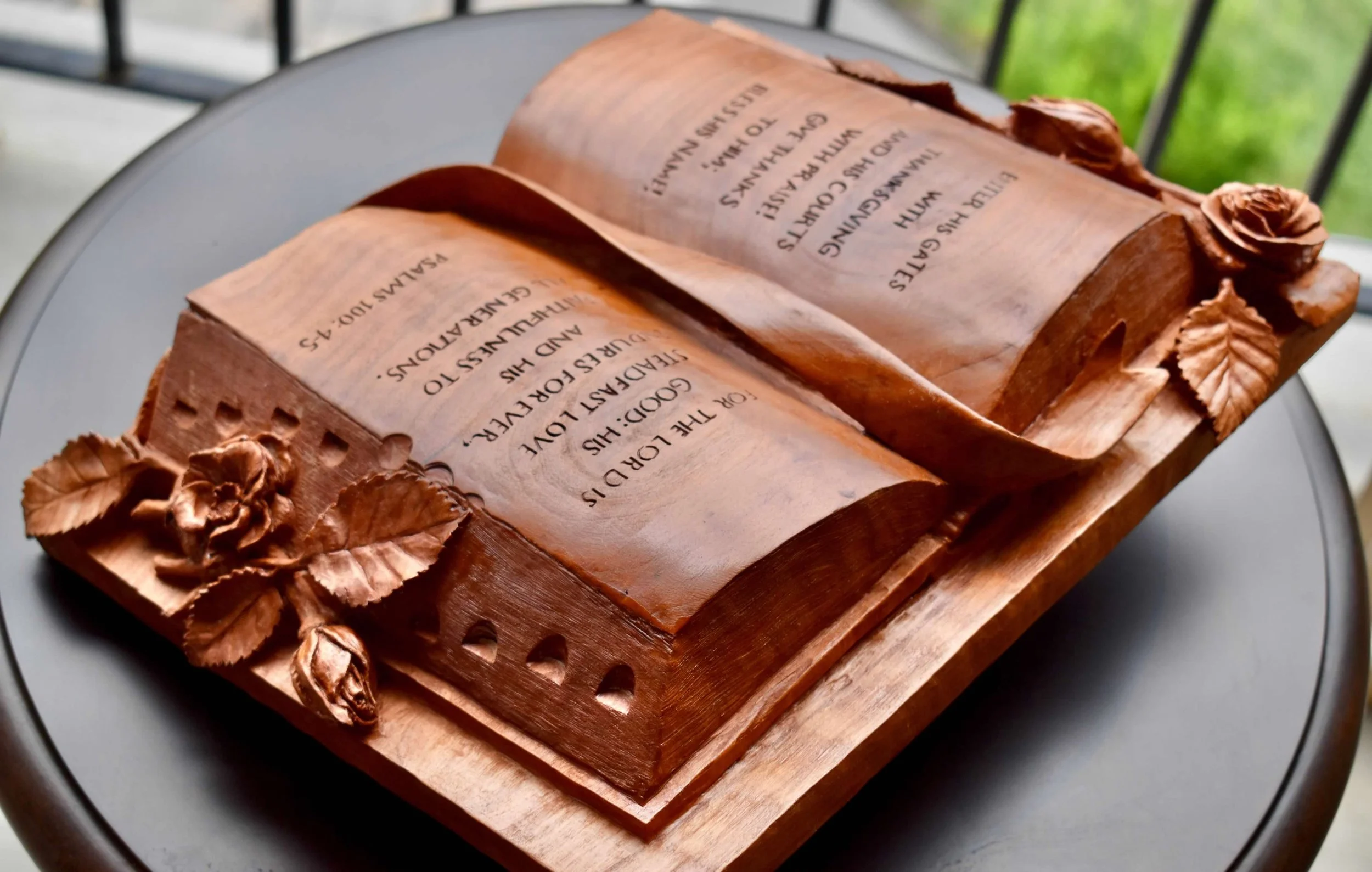 Wedding Present in African Mahogany (sold)