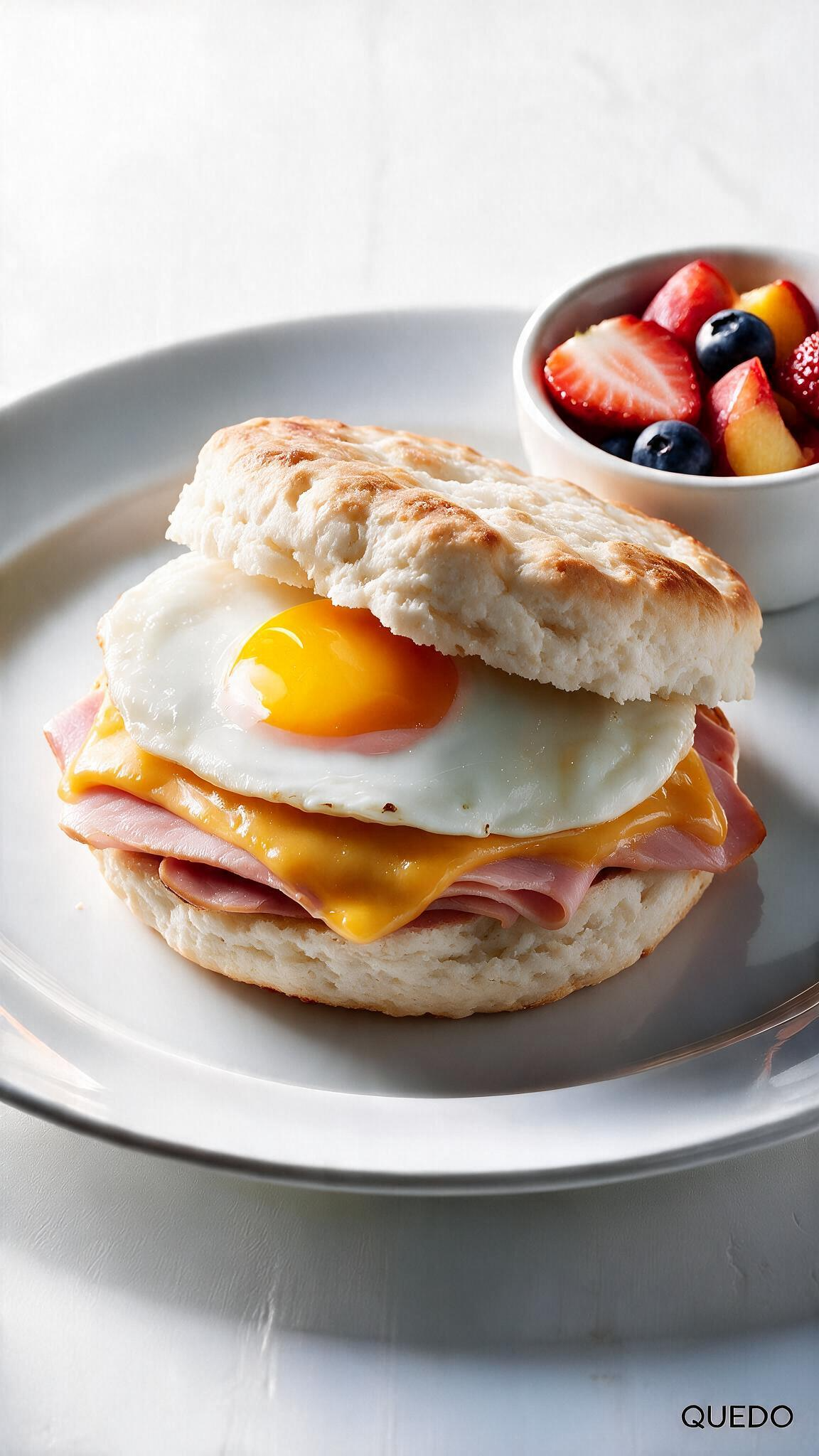 Biscuit breakfast sandwich