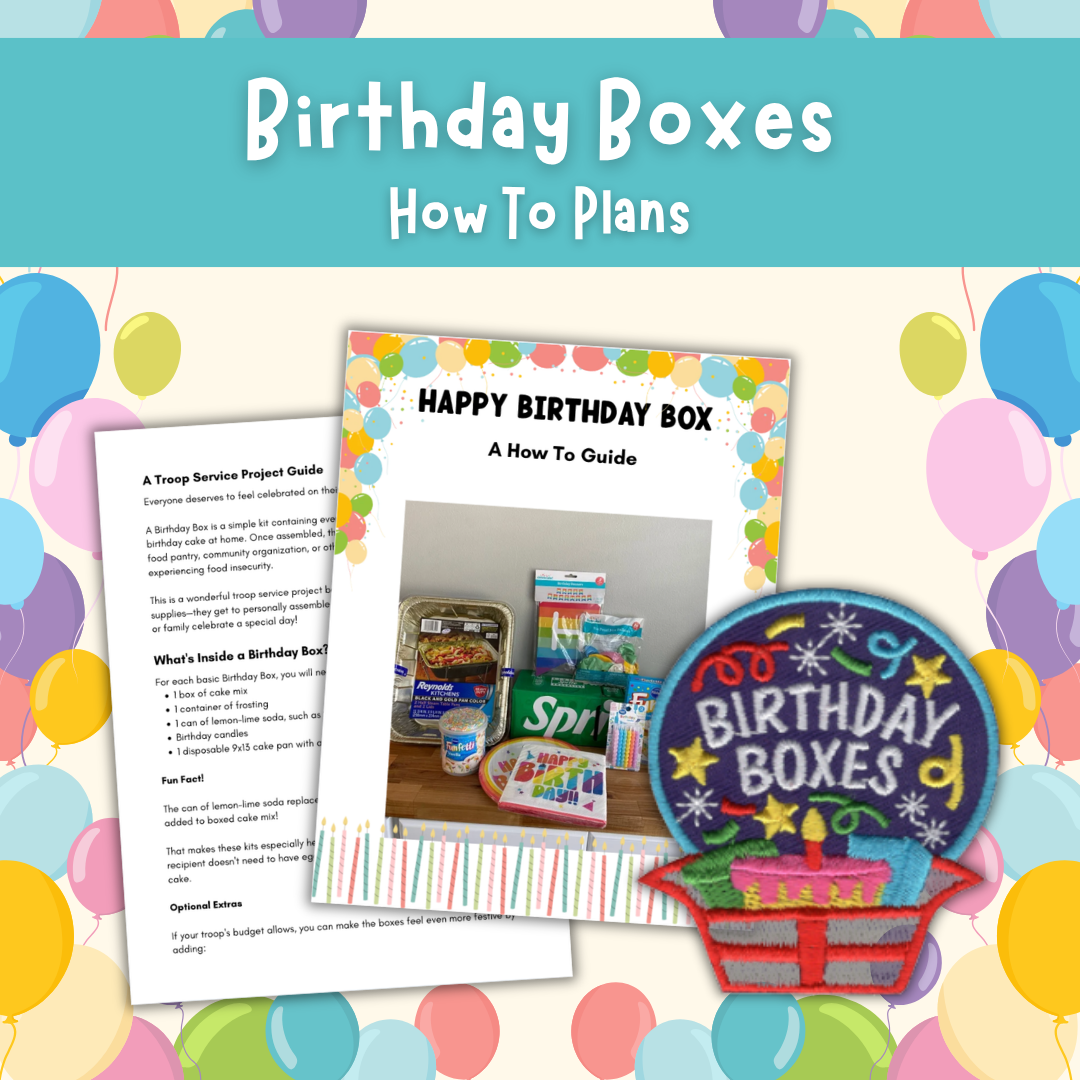 Birthday Box Service Opportunity Guide - September Bonus Freebie
