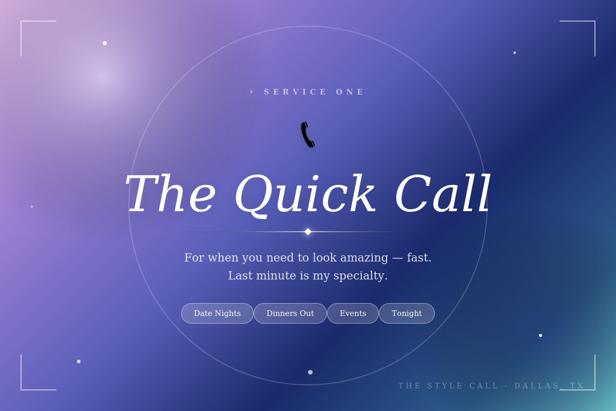 ⚡ The Quick Call