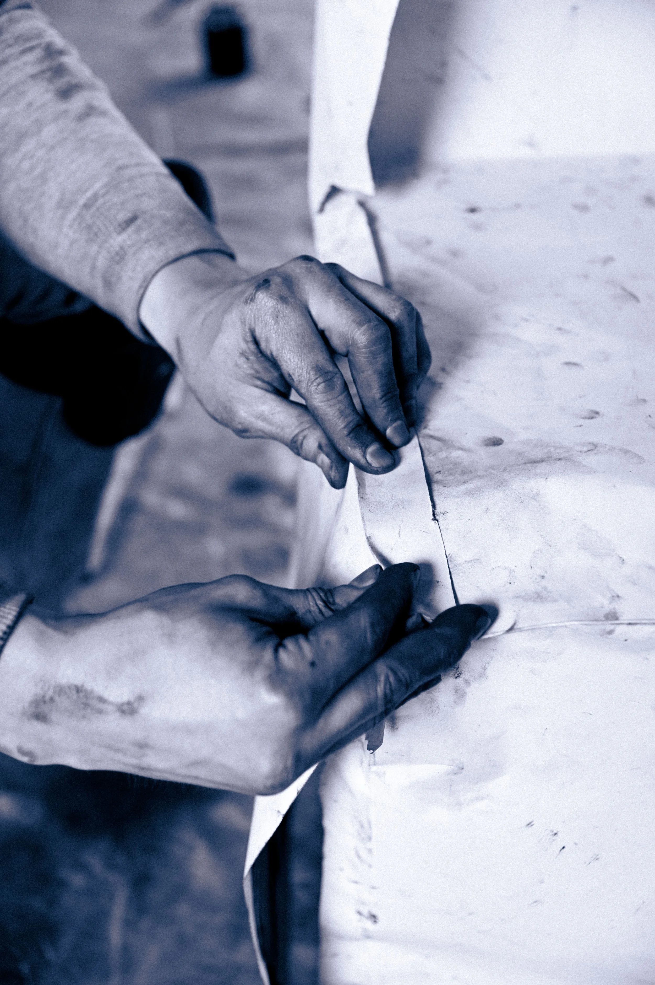 A drawing is brought into 3D form.
