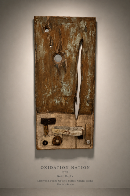 Oxidation Nation | Original Mixed Media Wall Sculpture