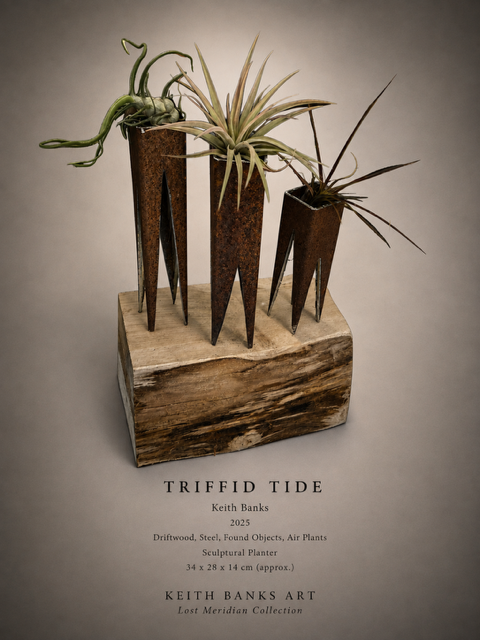 Triffid Tide Sculptural Tri Planter
