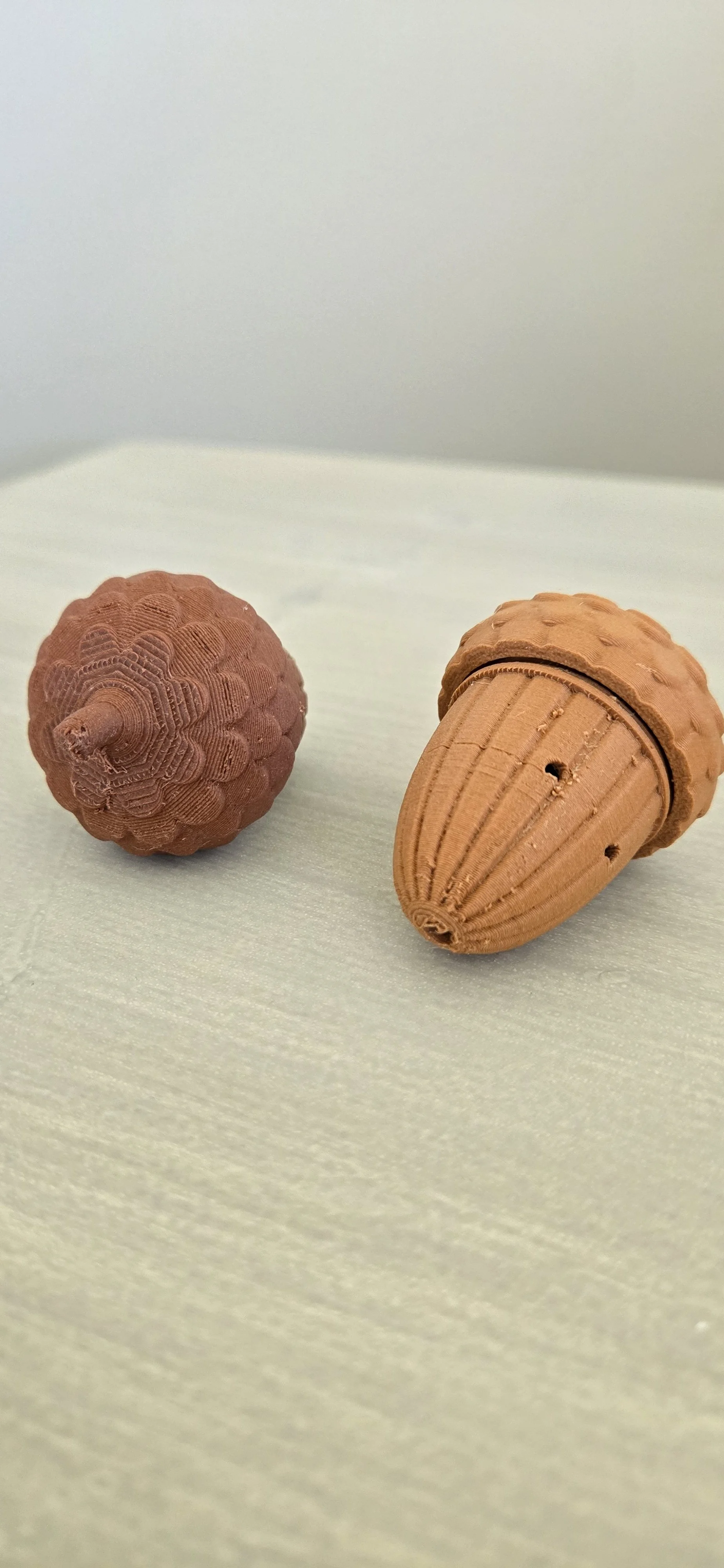 WALNUT (left) and TEAKWOOD (right)