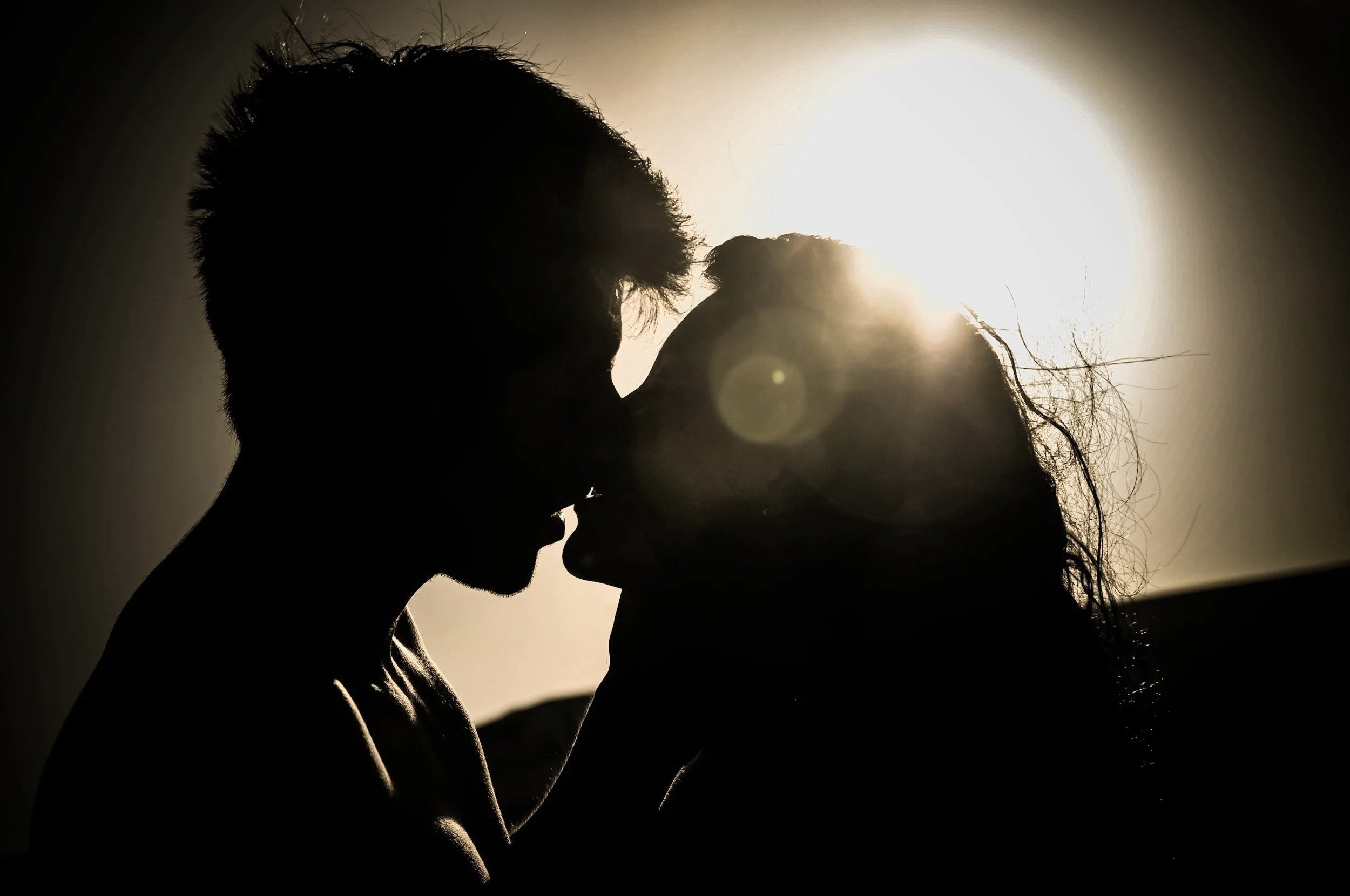 Couple reconnecting with passion and emotional connection.