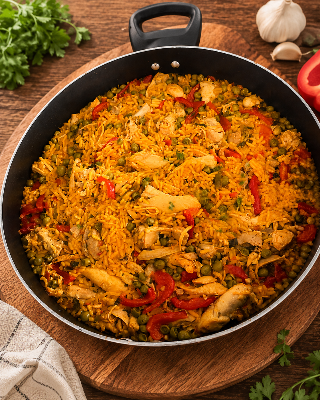 Dad Al’s Arroz con Pollo Cuban-Style Chicken &amp; Rice