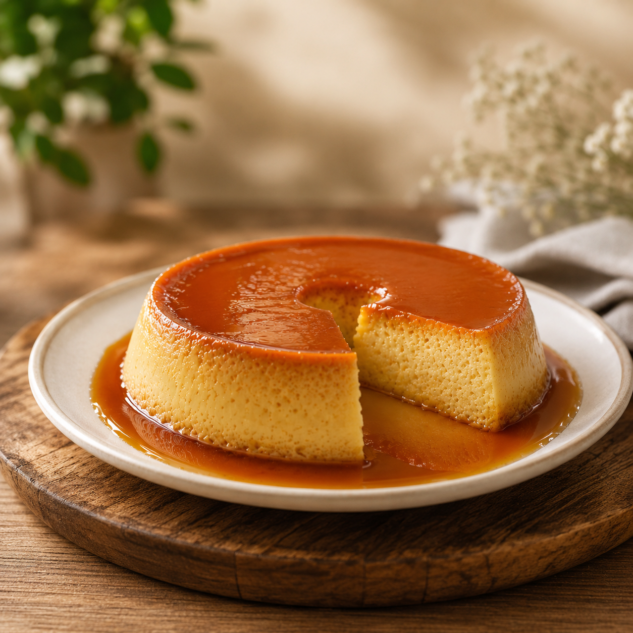 Tia Maqui’s Creamy Homemade Flan