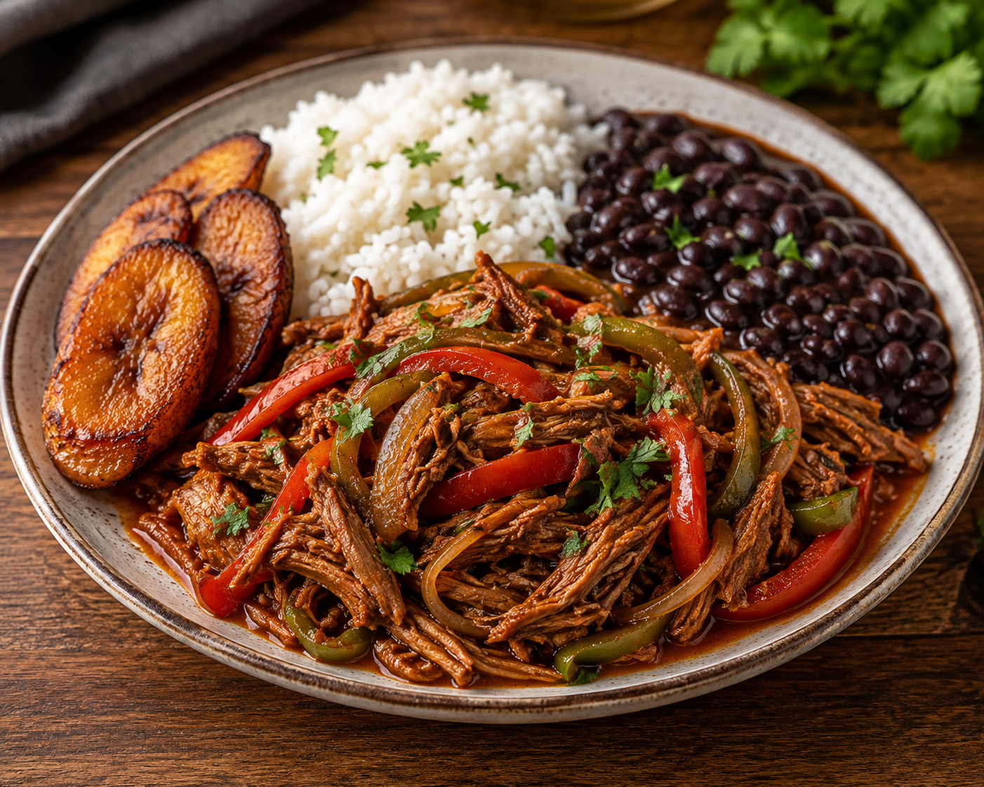 Cuban Ropa Vieja          (Shredded Beef)