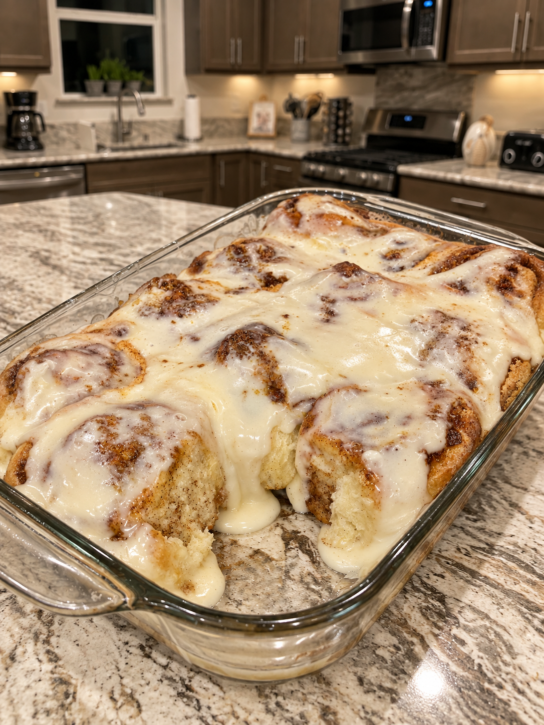Café con Leche Cinnamon Rolls with Cream Cheese Frosting