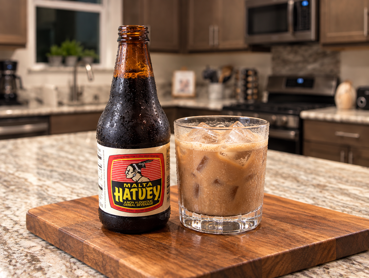 Cuban Malta with Sweetened Condensed Milk