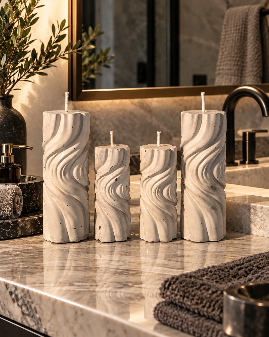 FORM 01 — FLOW Decorative Cement Candle Set