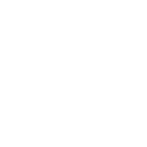 Black background with white text saying 'OUR PHILOSOPHY' and a stylized wide white line above the text.