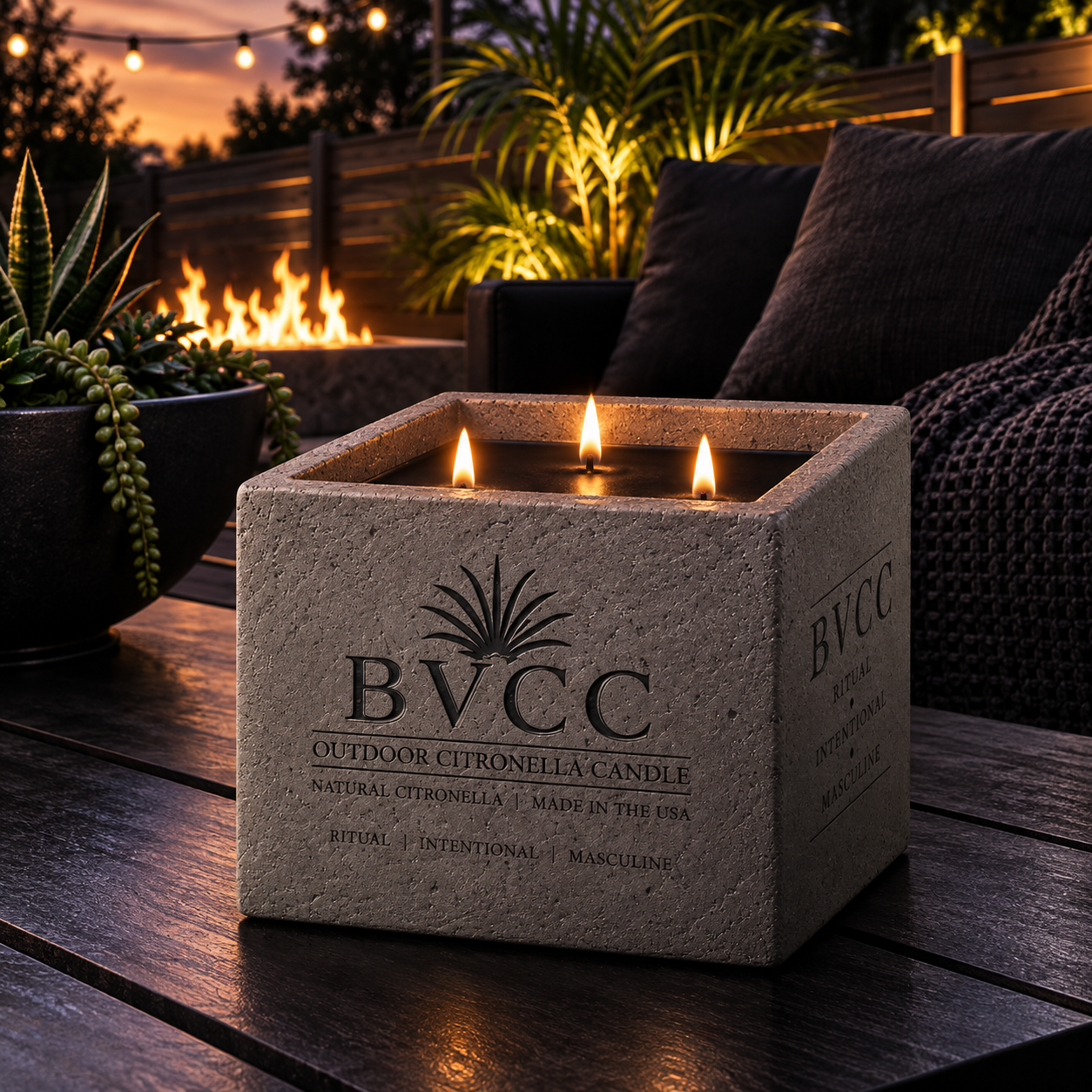 Outdoor Citronella Candle