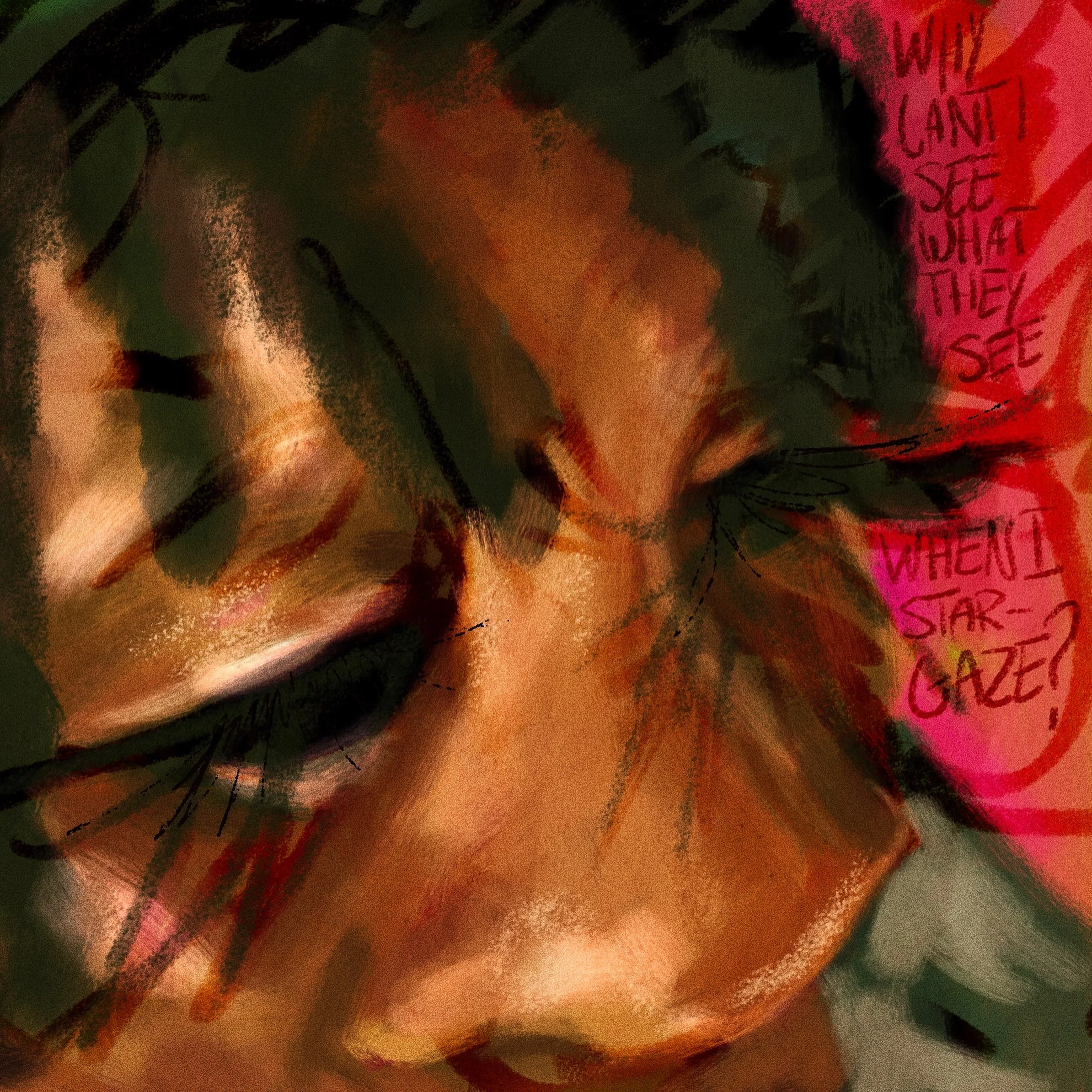 &ldquo;stargazer &ldquo;

a digital self portrait 
7.30.26