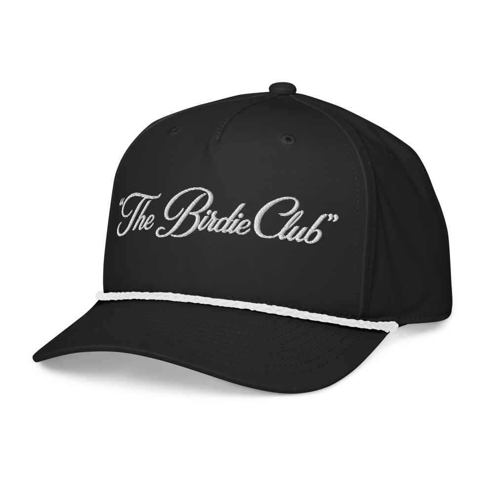 "Black The Birdie Club"-Rope Hat