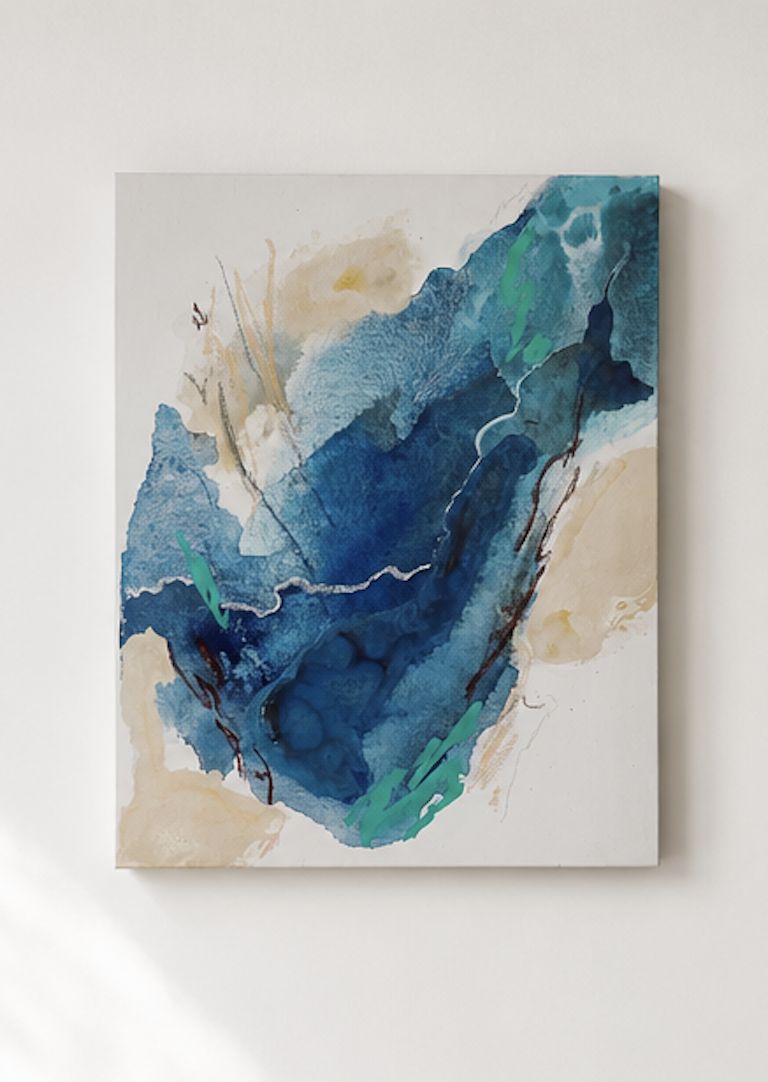 under water (2020) - 11x14 SOLD