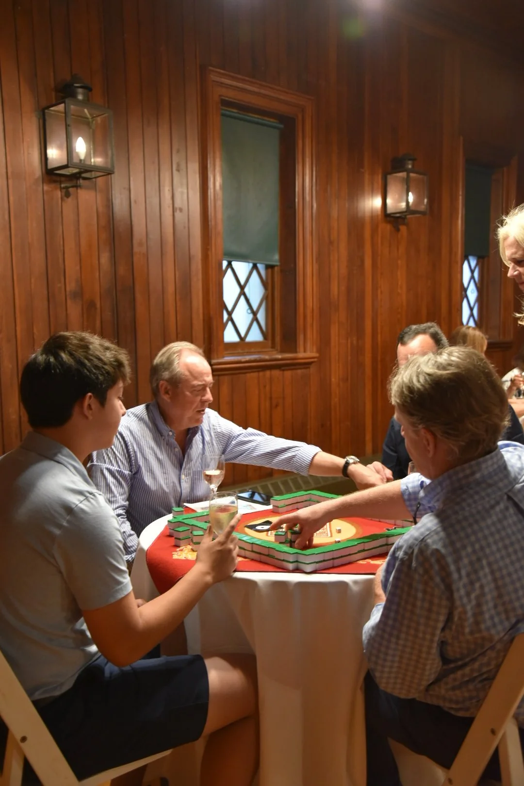 A Night of Mahjong at Lyndhurst Mansion, Tarrytown, NY.