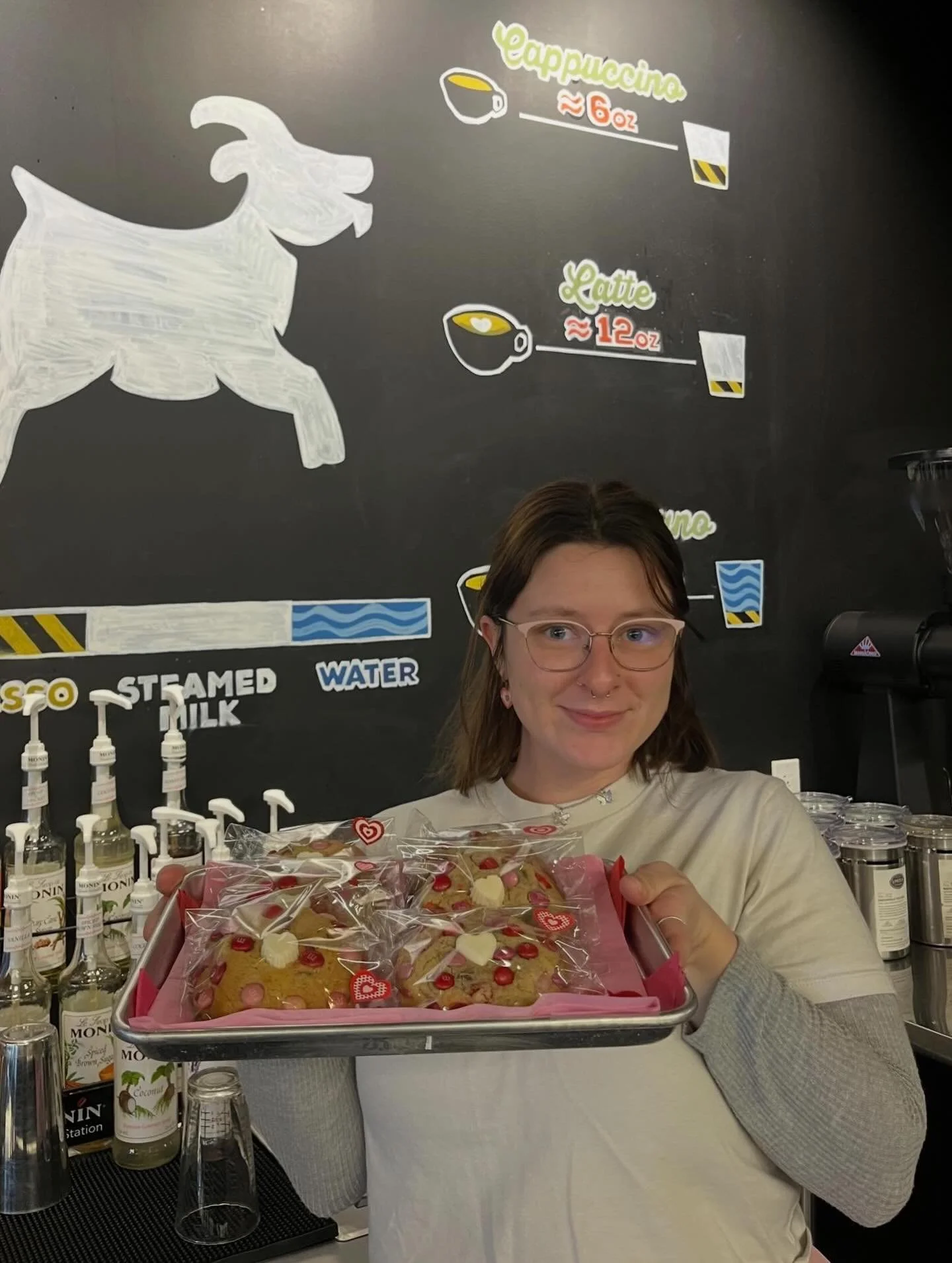 Love was in the air at Lucky Goat on Valentine&rsquo;s Day and we sold out!! 💝🍪 

Sweetheart M&amp;M cookies are available through the month of February! Order them while they are still available for pick-up, delivery, or shipping! 💕 

#valentines