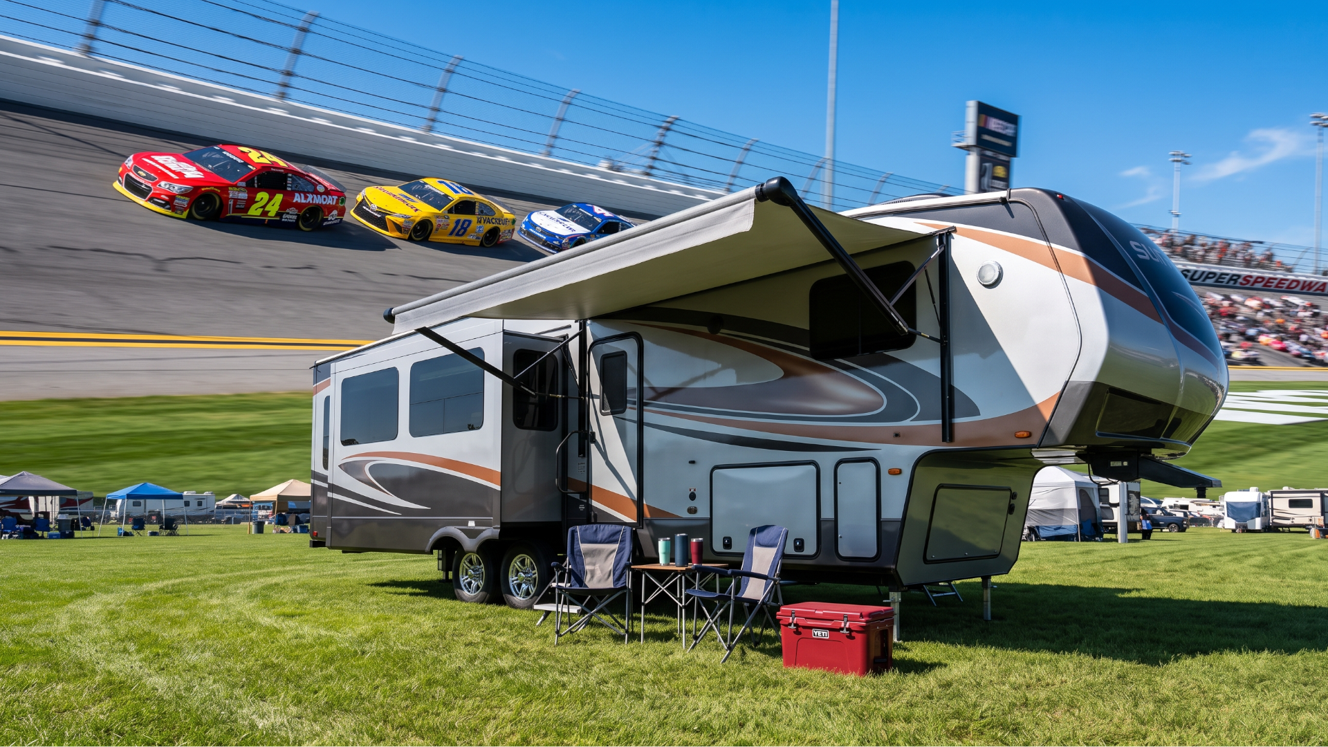 RV deliveries for NASCAR races in Atlanta and Talladega