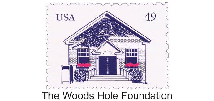 A US postage stamp featuring a line drawing of a house with a gabled roof, front steps, and two windows with flower boxes, with the text 'USA' and the number 49.