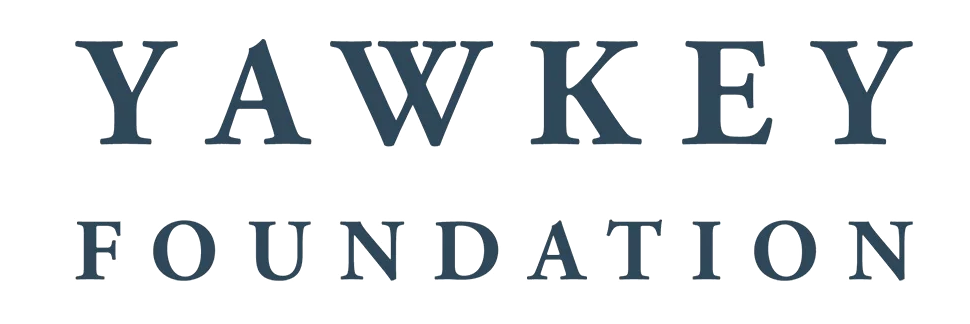 YAWKEY FOUNDATION logo in dark blue text on white background