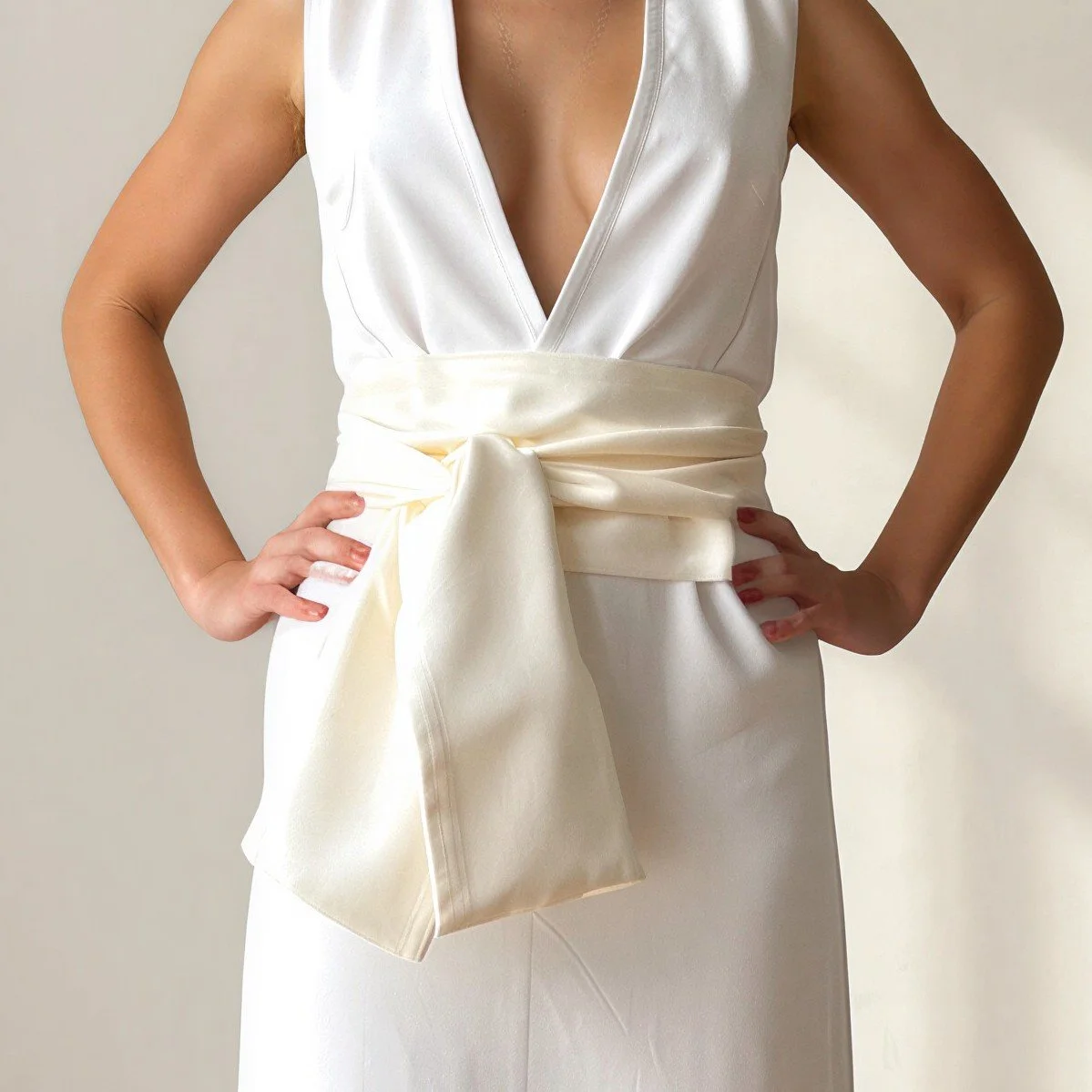 Satin Belt Scarf