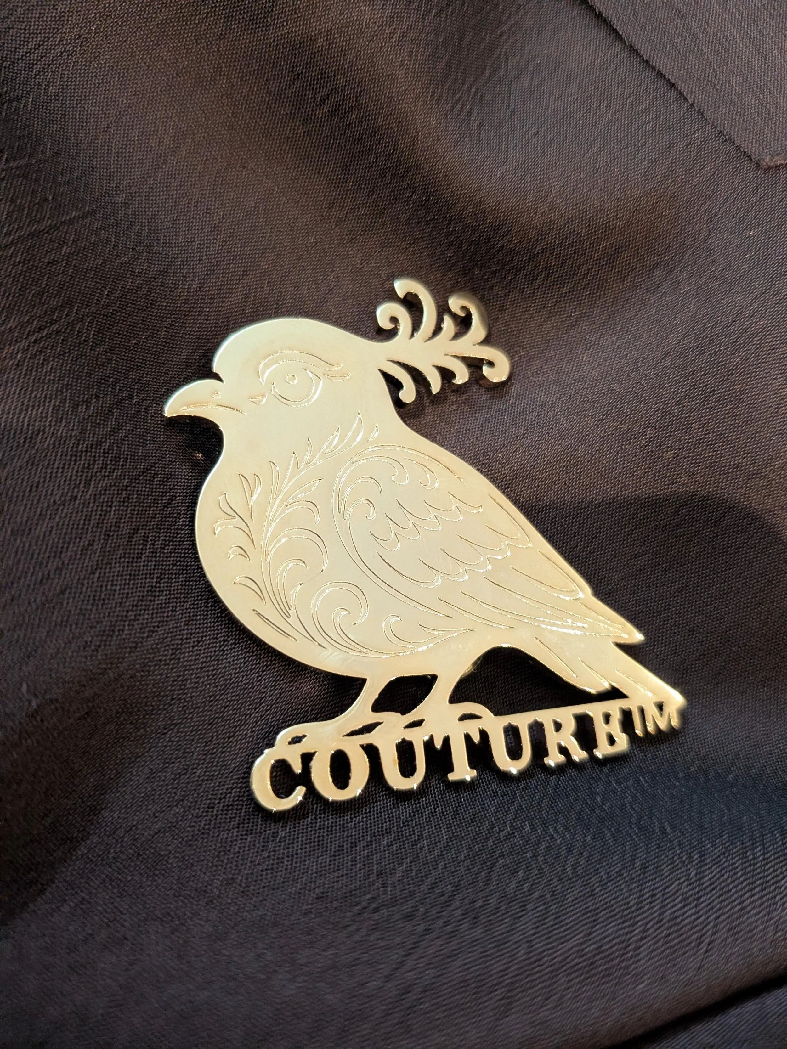 Whippoorwill Gold Logo Pin