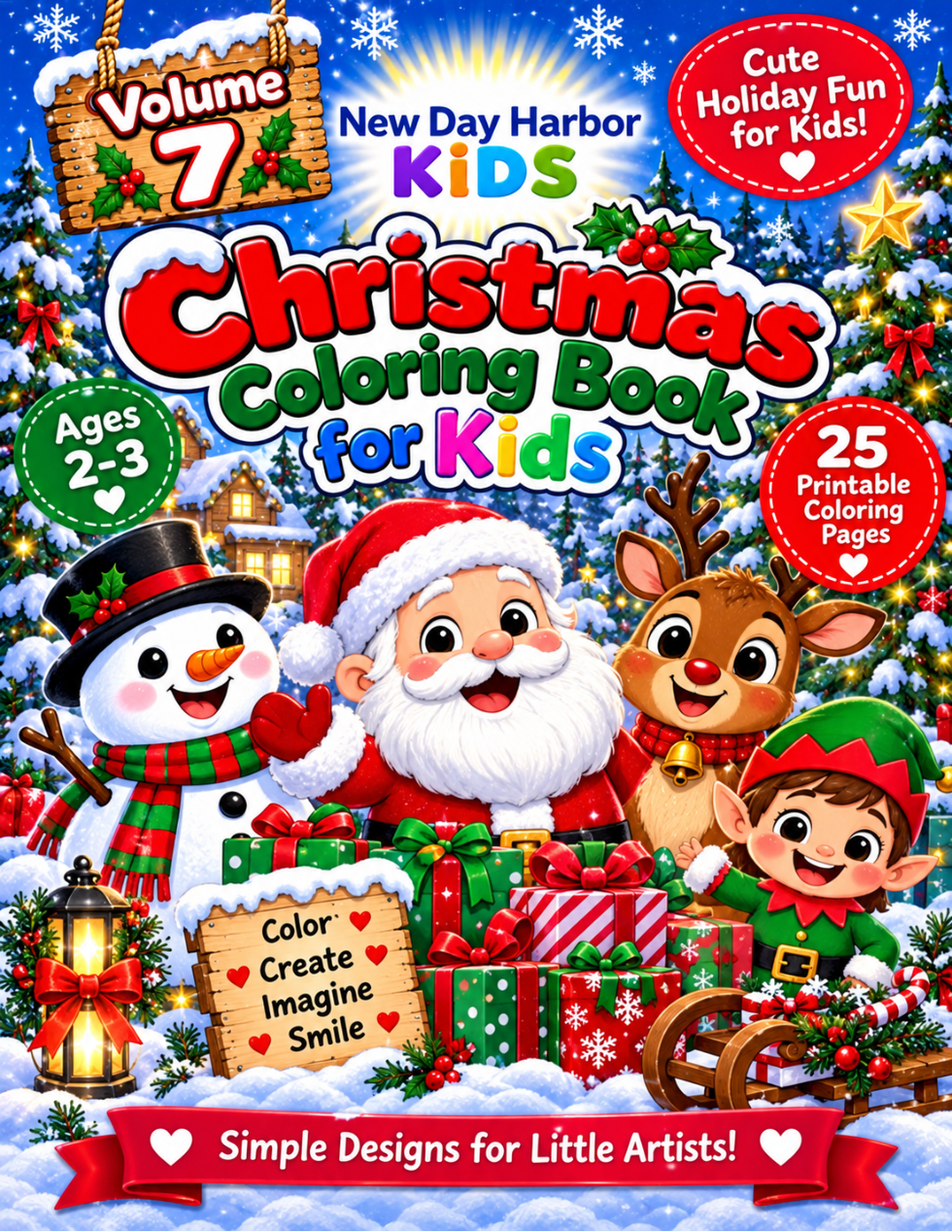 New Day Harbor Kids – Christmas Coloring Book, Volume 7