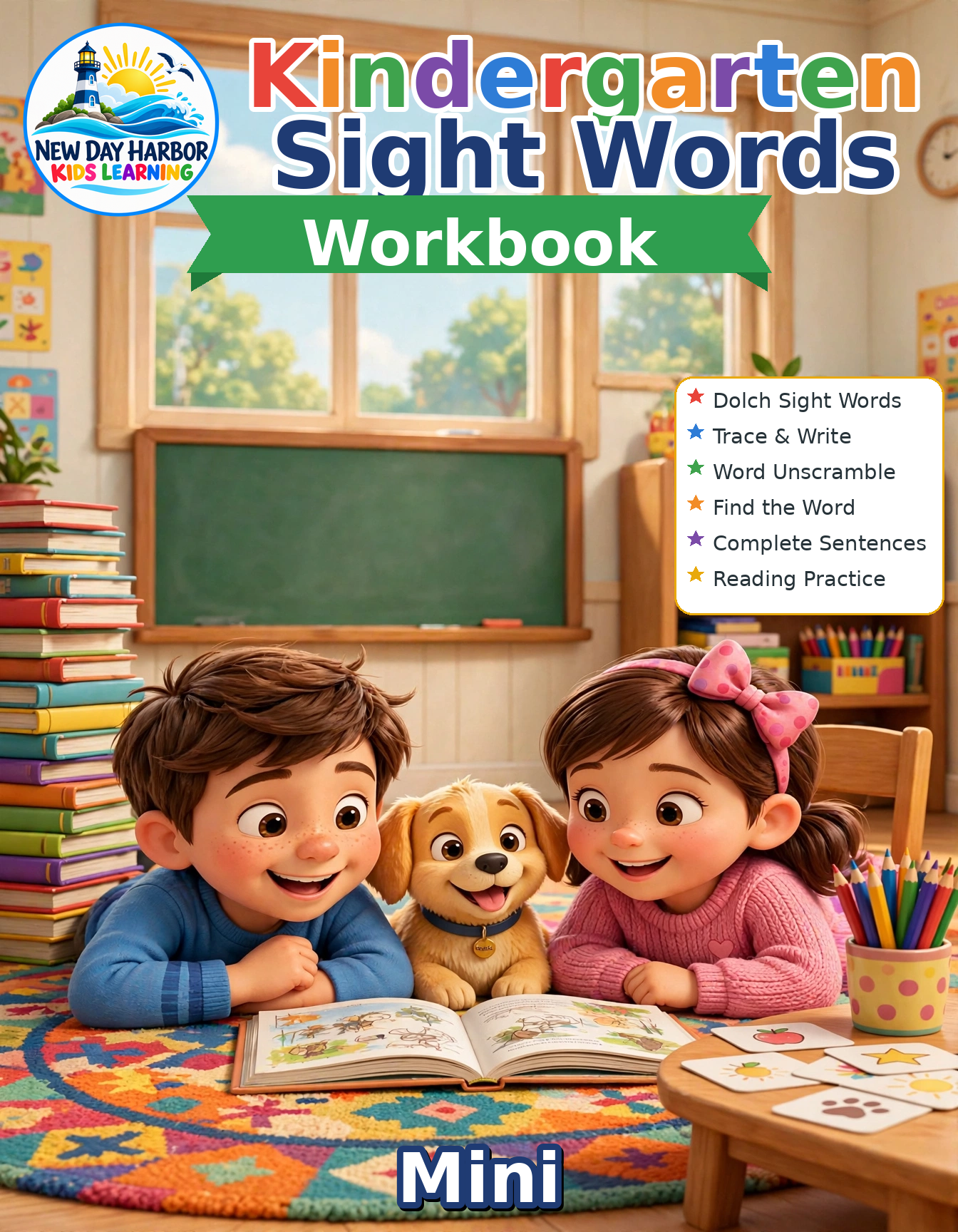 Kindergarten Sight Words Workbook — FREE Mini Sampler