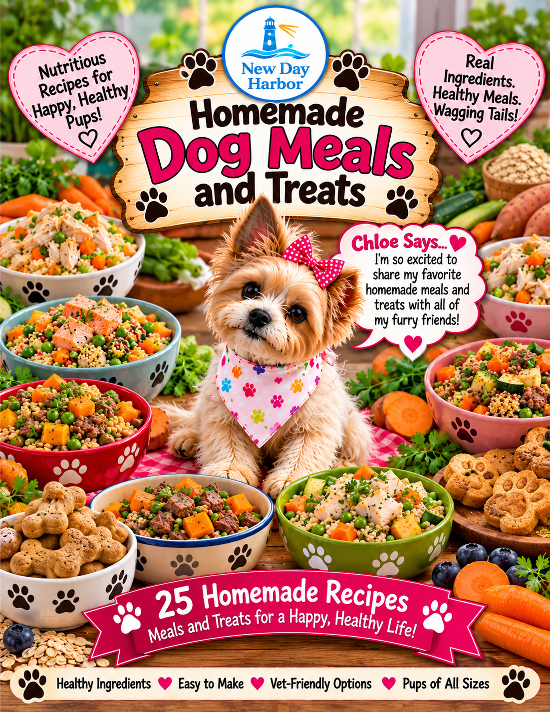 Homemade Dog Meals & Treats – 25 Healthy Recipes for Happy Pups
