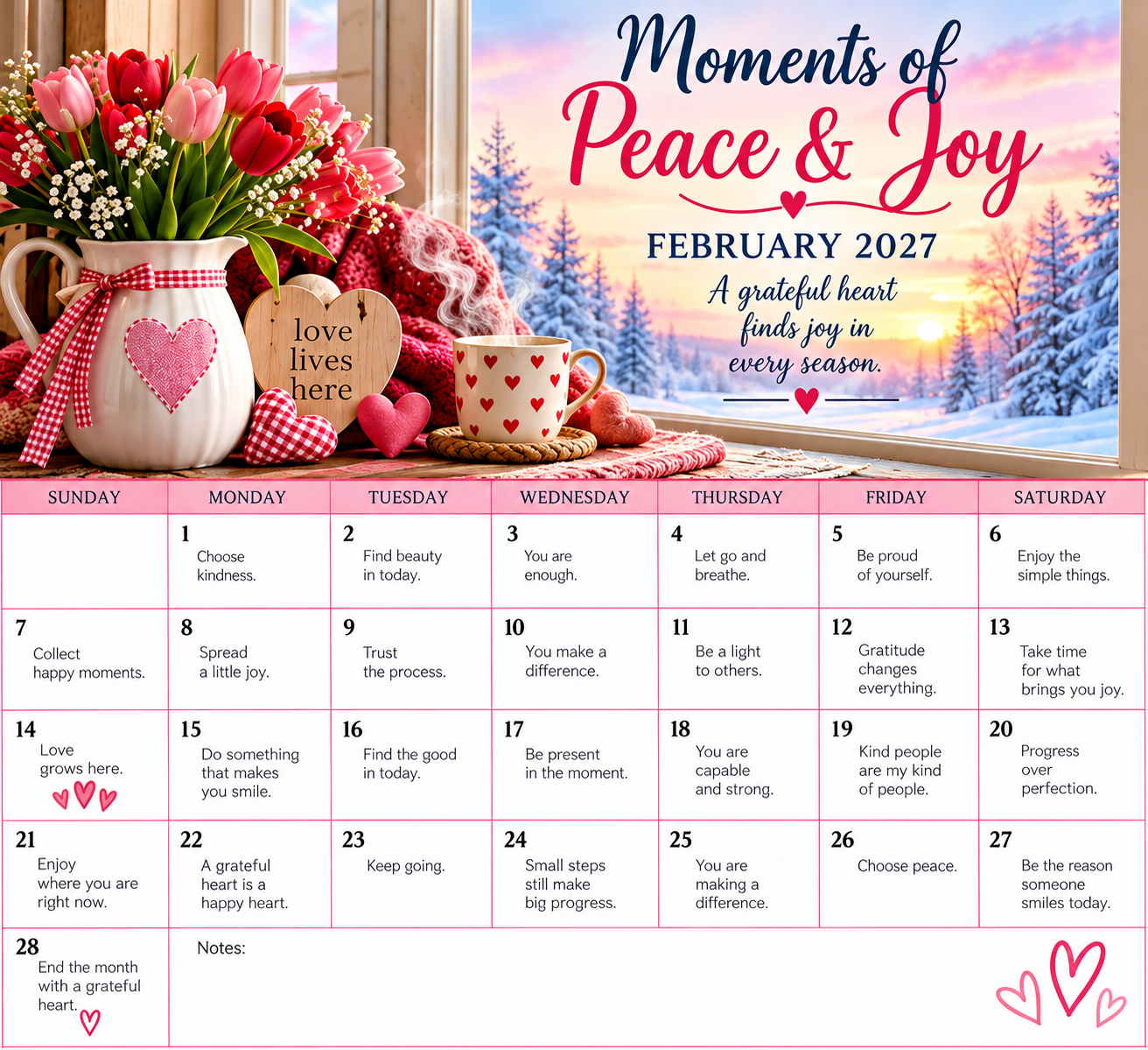 Cozy February 2027 Peace & Joy Calendar.png